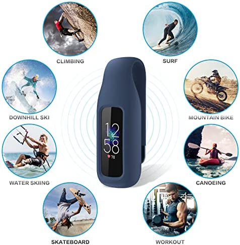 EEweca Clip for Fitbit Luxe, Clip Holder Compatible with Fitbit Luxe, Black