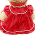 Oits-cute Small Baby Teddy Bear with Cloth Cute Stuffed Animal Soft Plush Toy 10" (Red lace Dress)