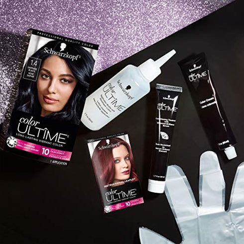 Schwarzkopf Color Ultime Hair Color Cream, 1.4 Sapphire Black (Packaging May Vary)