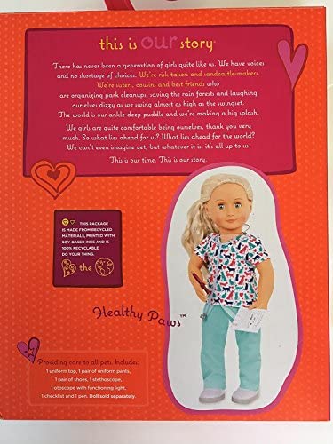 Our Generation New Healthy Paws Outfit/Playset for Most 18 Dolls