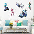 Game Wall Stickers Wall Decor Peel, Game Stick Poster Decals, Vinyl Wallpaper for Rooms