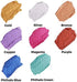 Mont Marte Metallic Acrylic Paint Set 8 Piece x 18 ml Tubes, Lightfast Colors with Smooth Consistency and Opaque Metallic Finish.