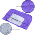 LUXJA 4 Slice Toaster Cover (12.5 x 10 x 8 inches), Toaster Cover with 2 Pockets (Fits for Most Major 4 Slice Toasters), Purple (Quilted Fabric)