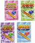 HAPPY DEALS ~ 36 pc- Mini Fun and Games Mini Activity Coloring Books - Bulk Class / Group Pack - Toys and Novelties