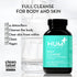 HUM Daily Cleanse Clear Skin Herbal Supplements - Improved Digestive Health + Natural Detoxification Support with Green Algae, Detoxing Herbs & Minerals - Body Detox & Skin Supplement (60 Capsules)