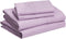 Amazon Basics Lightweight Super Soft Easy Care Microfiber Bed Sheet Set with 14" Deep Pockets - King, Frosted Lavender