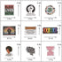 Black Lives Matter Sticker Pack, 50-Piece BLM Stickers, Black Lives Matter Decal, 50 Assorted Designs