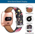 POHNUI 3 Pack Leather Bands Compatible with Fitbit Versa 2/Versa/Versa Lite/Versa SE for Women Men, Adjustable Soft Leather Replacement Strap Wristband for Fitbit Versa Smart Watch