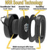 Comfortable Ear Protection that Works - Safety Earmuffs for Hearing - 31.5 SNR