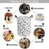 HUAYEE 19.6 Inches Large Laundry Basket Waterproof Round Cotton Linen Collapsible Storage bin with Handles for Hamper,Kids Room,Toy Storage(Dinosaur)