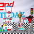 BeYumi 50Pcs Checkered Racing Treat Bags with 4Pcs Stickers, Race Car Theme Party Favor Bags, Plastic Goodies Candy Treat Bags Return Loot Bags Party Supplies for Kids Birthday and Sport Event