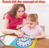 Magnetic Writable Dry Erase Learning Clock | Clock for Kids Learning to Tell Time | Large 12" Demonstration Teaching Time Practice Clock with Dry Erase Writing Surface | Pen Included | (Rainbow)