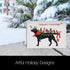 Tree-Free Greetings Christmas Cards and Envelopes, Holiday Card Set, 5 x 7 Inch Cards, Box Set of 10, Bird Dog Christmas, (HB93239)