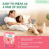 Foot Peel Mask with Strawberry 2 Pack Peeling Foot Mask Dermatologically Tested - Repairs Heels, Removes Dead Skin for Soft Baby Feet - Exfoliating Mask for Dry Cracked Feet