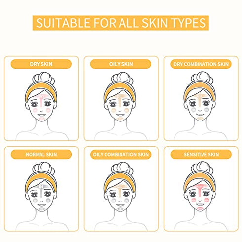 BREYLEE Vitamin C Serum for Face & Eye (1.4 oz) for Brightening Skin,Dark Spot Remover,Reduce Wrinkle,Anti Aging Serum,Moisturizer Brightening Serum with Hyaluronic Acid,Vitamin E,Retinol,Nicotinamide