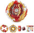 Battling Sparking String Launcher, World Spriggan Top Burst Launcher Set, Left and Right Spin String Launcher Grip Compatible with All Bey Burst Series - Red