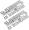 FATLODA 2 Pack Barrel Bolt Latch, Slide Bolt Latch 3 Inches Slide Latch Lock, Thickened Stainless Steel Sliding Lock for Door, Brushed Finish Sliding Bolt Lock, Sliding Bolt Latch with 12PCS Screws