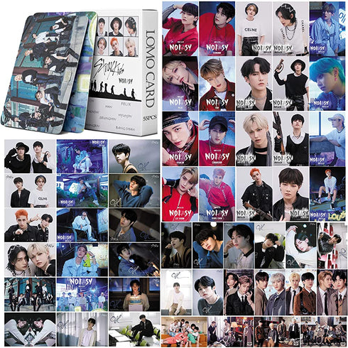 55 PCS Stray Kids LOMO Cards NO EASY Album Photo Cards New Album Postcards Stray Kids Album noeasy Cards Gift for Fans Daughter