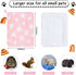 Jetec 4 Pieces Rabbit Guinea Pig Bed Mats Soft Plush Bunny Pad Mats Small Animal Winter Sleep Bedding Mat for Bunny Hamster Guinea Pig Squirrel Rabbit (Big Twinkle, 10 x 11 Inch)