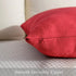 Stellhome Pack of 2 Red Lumbar Throw Pillow Covers Rectangle Set Solid Pillowcase for Bed Couch Sofa Bench, 12x20 inch (30 x 50 cm), Red