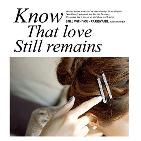Kiddale 10Pieces Rhinestone Bobby Pins Crystal Hairpin Metal Hair Clips Styling Decorative Accessories for Lady Women Girls,Christmas Gifts