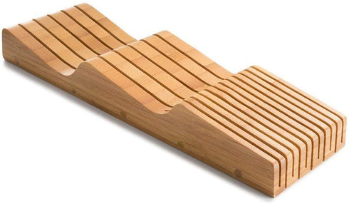 Bellemain 100% Pure Bamboo in Drawer Knife Block , Knife Organizer