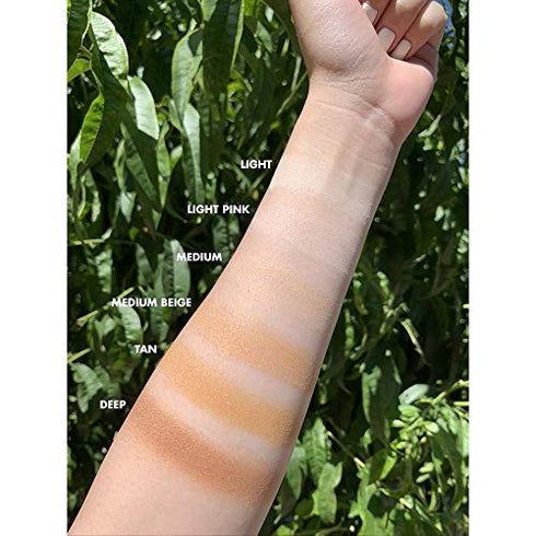 e.l.f., Halo Glow Setting Powder, Silky, Weightless, Blurring, Smooths, Minimizes Pores and Fine Lines, Creates Soft Focus Effect, Medium, Semi-Matte Finish, 0.24 Oz