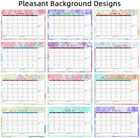 2022 Calendar - Wall Calendar 2022, 15"×10.5" Large Wall Calendar Hanging Monthly Calendar Planner with Large Blocks, Twin-Wire Binding, Perfect for Planning and Organizing