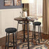 baibu Bar Stool Cushions, Super Breathable Round Bar Stool Cover Seat Cushion Black 12" - One Cushion Only