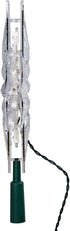 Kurt Adler 10-Light 10-1/2-Inch Clear LED 8-Point Star Treetop