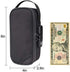 FIREDOG Smell Proof Bag with Lock, Carbon Lined Odor Proof Case Containers for Travel Storage (Black, 8x4x2.75 Inch)