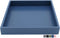Montecito Home - 10"x10" Small Square Wood Decorative Tray for Office, Ottoman, Bathroom, Entry, Remote Controls, Countertop Organizer, Candle Tray - Twilight Blue