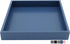 Montecito Home - 10"x10" Small Square Wood Decorative Tray for Office, Ottoman, Bathroom, Entry, Remote Controls, Countertop Organizer, Candle Tray - Twilight Blue