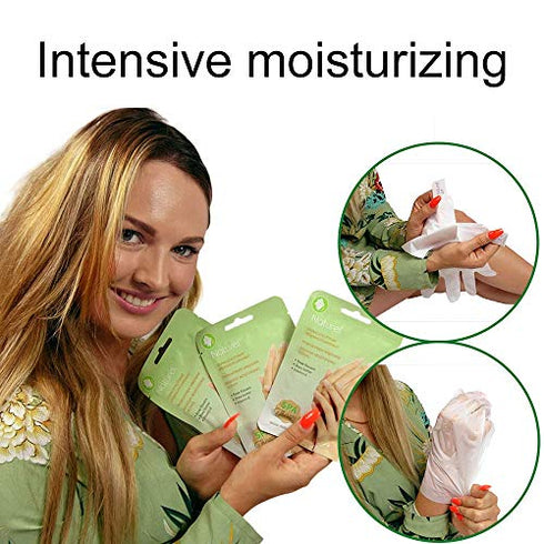 Hand Mask For Dry Hands - Rich Korean Moisturizing Gloves & Shea Butter Spa Treatment - 3 set