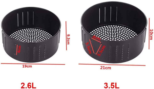 Air Fryer Replacement Basket?Air Fryer Basket Non Stick Kitchen Roasting Tin Cooking Drain Oil Baking Tray