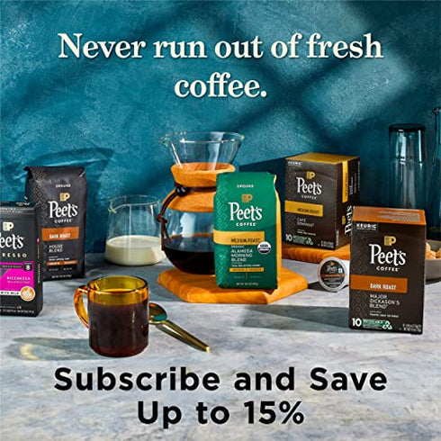 Peet's Coffee, Dark Roast Espresso Pods Compatible with Nespresso Original Machine, Ristretto Intensity 10, 10 Count (1 Box of 10 Espresso Capsules), Coffee Gifts