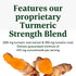 MegaFood Turmeric Curcumin Extra Strength - Whole Body Supplement to Support Healthy Inflammation Response with Black Pepper - Gluten Free, Vegan & Made without Dairy & Soy - 60 Tabs (30 Servings)