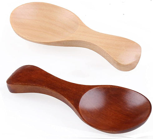 Salt and Pepper Bowls, Salt Keeper with Swivel Lid and Magnet to Keep Dry, Bamboo Salt Cellar with Two Spoons, Two Deep Compartments for Counter