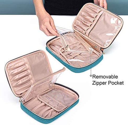 Yarwo Carrying Case Compatible with Cricut Tools Set, Accessories Organizer Bag for Craft Pens and Basic Tools, Teal (Patented Design)