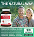 Blood Pressure Support Supplement (Non-GMO) - Premium Natural Herbs, Vitamins & Berries - High Dosage of Hawthorn Extract – Berry Lower Pills – 90 Capsules