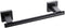 Miyili Matte Black 9-Inch Towel Bar SUS 304 Stainless Steel Hand Towel Holder for Bathroom or Kitchen Wall Mount, A02B23A