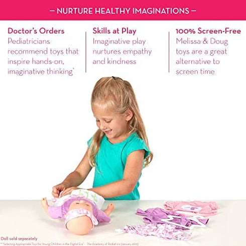 Melissa & Doug Mine to Love Mix & Match Fashion Doll Clothes for 12”-18” Dolls (6 pcs)