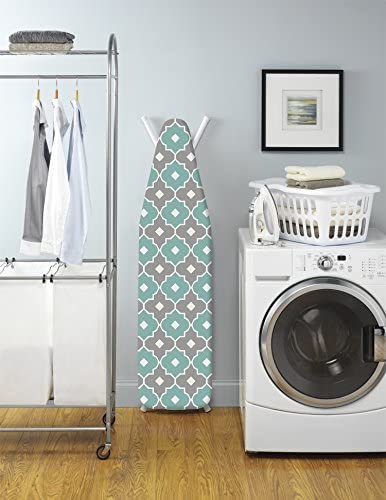 Whitmor Supreme Ironing Board Cover and Pad, Paragon Taupe/Gray