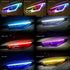 Car Headlight LED Strips, LEDCARE 24 Inch Exterior Car LED Strip Lights with Dreamcolor Chasing, Flexible Waterproof LED Daytime Running Light Strip, Wireless APP Controlled DRL, 2-Pack