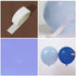 Nalwort Navy Blue Balloon Kit 135PCS 18In 12In 5In Macaron Blue Grey Metallic Sliver Balloon Arch Garland For Festival Picnic Family Engagement, Wedding, Birthday Party, Blue Theme Anniversary Celebration Decoration