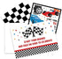 WERNNSAI Racing Car Party Invitation with Envelopes - 20 Count Race Car Party Supplies for Boys Birthday Baby Shower Graduation Fill-in Style Racing Invite Cards