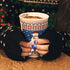 72 Pieces Christmas False Nails Artificial Fake Short Fingernails Santa Claus and Cute Snowman Decoration with 6 Jelly Glue for Nail Design Salon DIY Decoration, 12 Sizes 6 Boxes