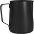 Dianoo Milk Frothing Pitcher, Steaming Pitcher, Espresso Milk Frothing Pitcher Stainless Steel, Coffee Jug, Latte Art Cup 600 ml Black
