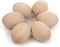 DomeStar Wooden Fake Chicken Eggs, 6PCS 2.5" Unpainted Faux Wood Eggs for Encouraging Hens to Lay Eggs