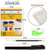 EliteKids Large Magic Practice Copybook for Kids. Groove Letter Tracing Alphabet Book, Phonics and Handwriting Book in English. Pre K and Kindergarten Workbook with Copy Book Magical Writing Pen.
